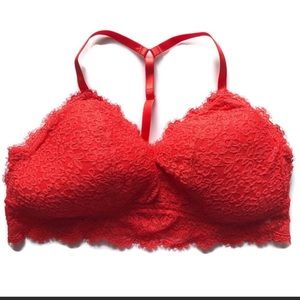 Aerie coral lace racerback bralette - Xl
